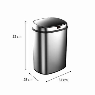 Cubo Basura CATTERHOUSE Futuro 30L Acero Inox