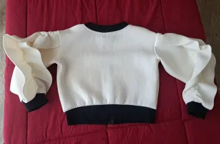 Completo Twinset bambina bianco e nero