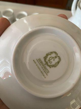 Juego de café porcelana para 10 personas,