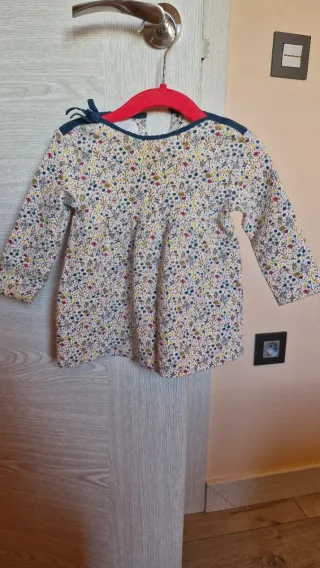 Vestido niña estampado floral