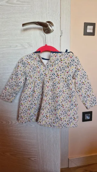 Vestido niña estampado floral