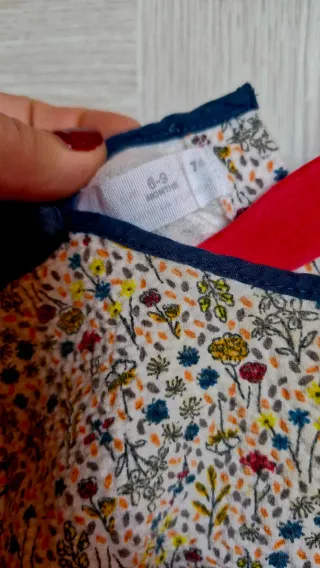 Vestido niña estampado floral