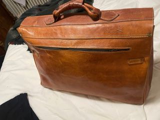 Bolso de cuero étnico