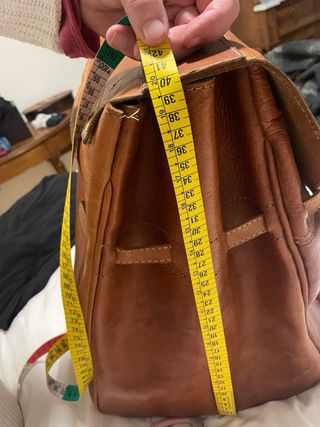 Bolso de cuero étnico