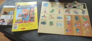 Juegos HABA 2+ y Playmobil