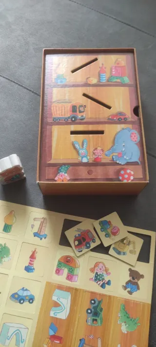 Juegos HABA 2+ y Playmobil