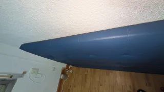 Cabecero Cama Nairobi Piel Sintética Azul cama 150