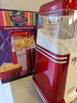 Palomitera Nostalgia Electrics Retro Roja