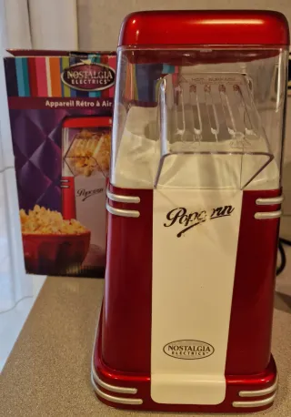 Palomitera Nostalgia Electrics Retro Roja