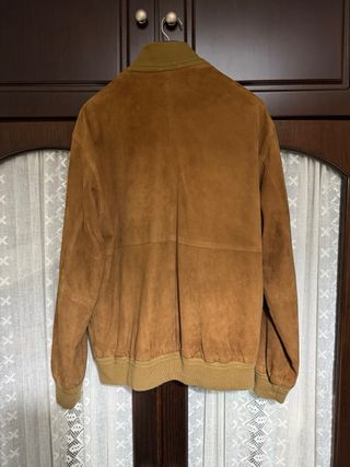 Cazadora Piel Hombre Marrón