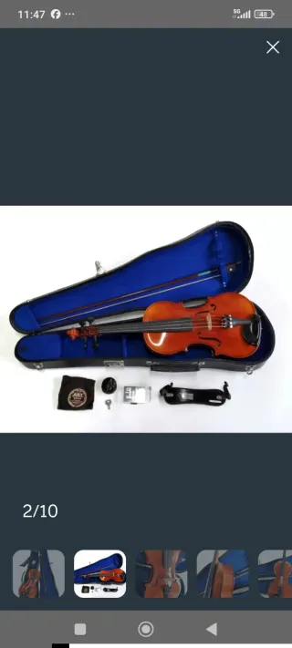 Violín Magnífico Stradivarius Cremonensis 1713.