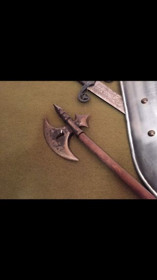 Panoplia de guerra medieval