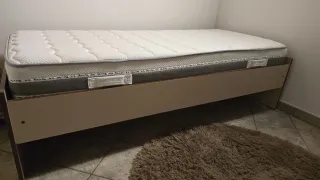 Materasso singolo con rete a doghe