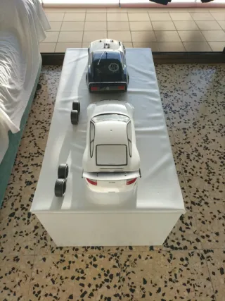 Coche de Drift RC Negro y Verde