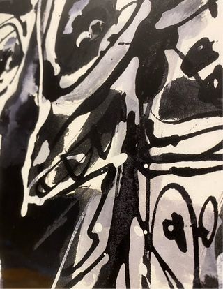 Litografía Saura 1990