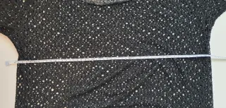 Maglia E.Li. traforata nera taglia L