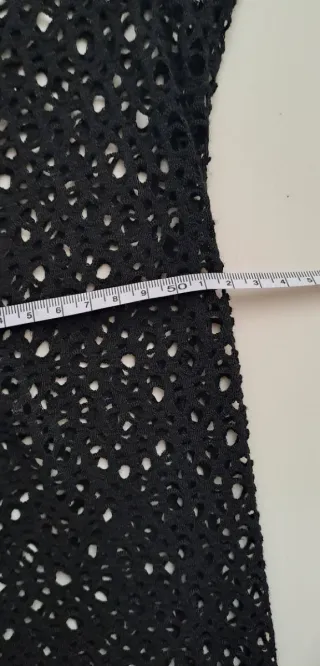 Maglia E.Li. traforata nera taglia L