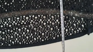 Maglia E.Li. traforata nera taglia L