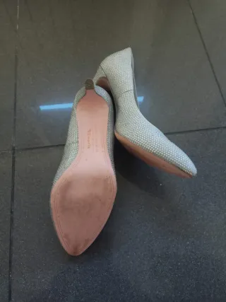 Zapatos tacón blanco boda tamaris marcel ostertag