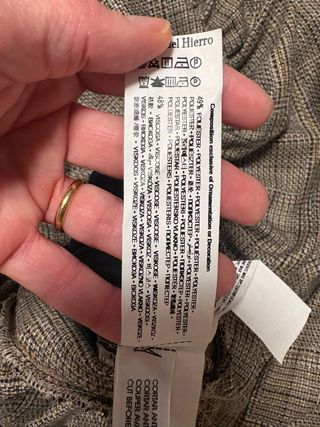 Vestido de invierno cuadros beige y marrón