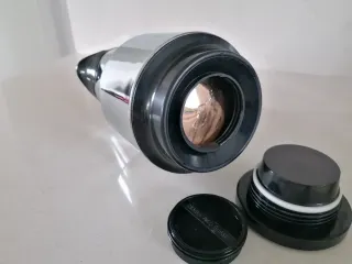 Termo Jarra Cromada Negra