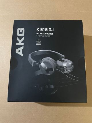 AKG K 518 DJ Headphones Negro