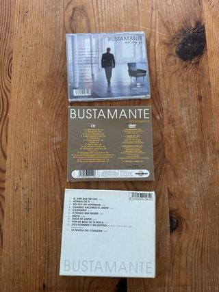 Lote 3 CDs David Bustamante