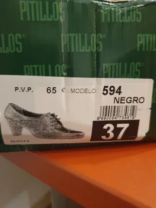 Zapatos Pitillos Negros Tacón Mujer
