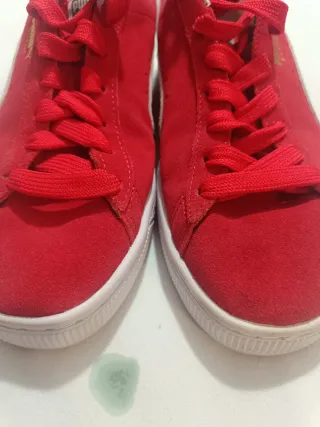 Zapatillas Puma Suede Rojas Talla 38.5