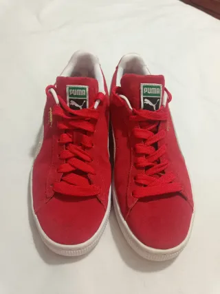 Zapatillas Puma Suede Rojas Talla 38.5