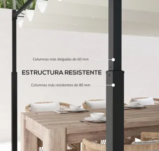 Pérgola Outsunny 3x3 NUEVA