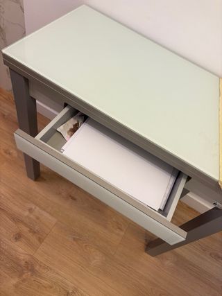 Mesa cocina extensible con 2 taburetes