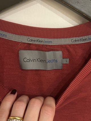 Jersey Calvin Klein Jeans Rojo