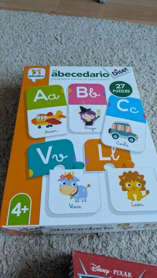 Lote juegos educativos Paw Patrol, Cars, Memo