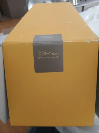 Vaso decorativo cristallo fiori rossi