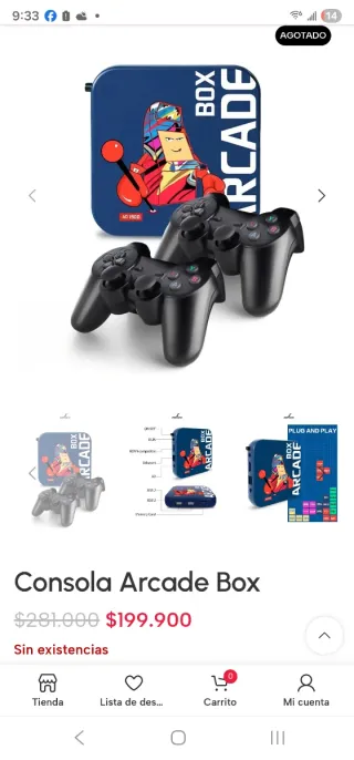 Arcade Box Consola Retro con Mandos