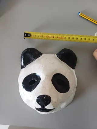 Coppia di Maschere Carnevale Panda e Giraffa
