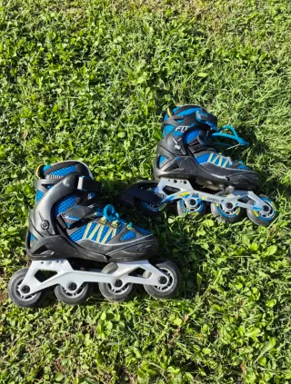 Pattini a rotelle Oxelo bambino blu