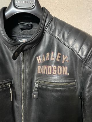Chaqueta Cuero Harley-Davidson Negra