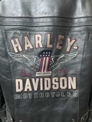 Chaqueta Cuero Harley-Davidson Negra