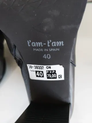 Botines de piel con tacón