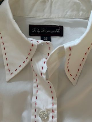 Camisa Faconnable Mujer Blanca Talla 36
