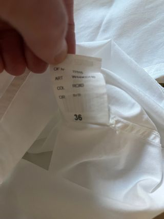 Camisa Faconnable Mujer Blanca Talla 36