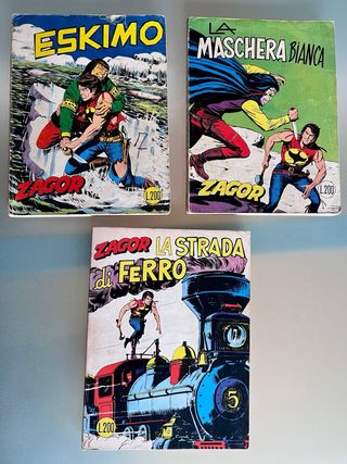fumetti ZAGOR prima edizione L.200