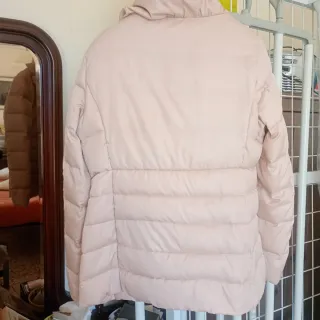 Piumino rosa collo alto taglia 44