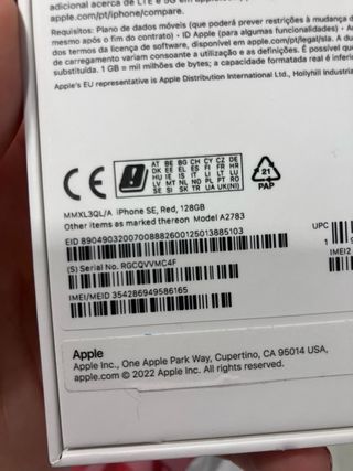 iPhone SE 2022 128GB Rojo