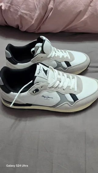 Zapatillas Pepe Jeans Blancas y Grises