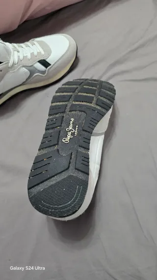 Zapatillas Pepe Jeans Blancas y Grises