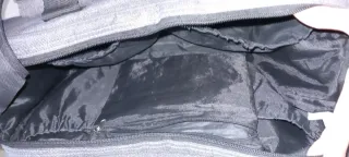 Bolso para carrito de bebé gris