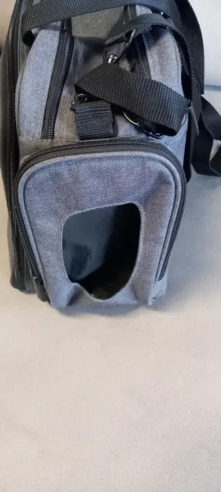 Bolso para carrito de bebé gris
